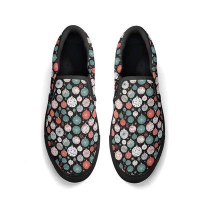 Women's Colorful Ornament Rubber Slip On Shoes - DeRose Seasonal