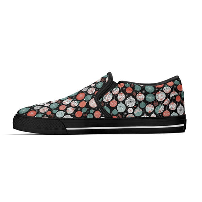 Women's Colorful Ornament Rubber Slip On Shoes - DeRose Seasonal