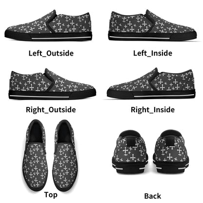 Women's Crosses Rubber Slip On Shoes - DeRose Seasonal