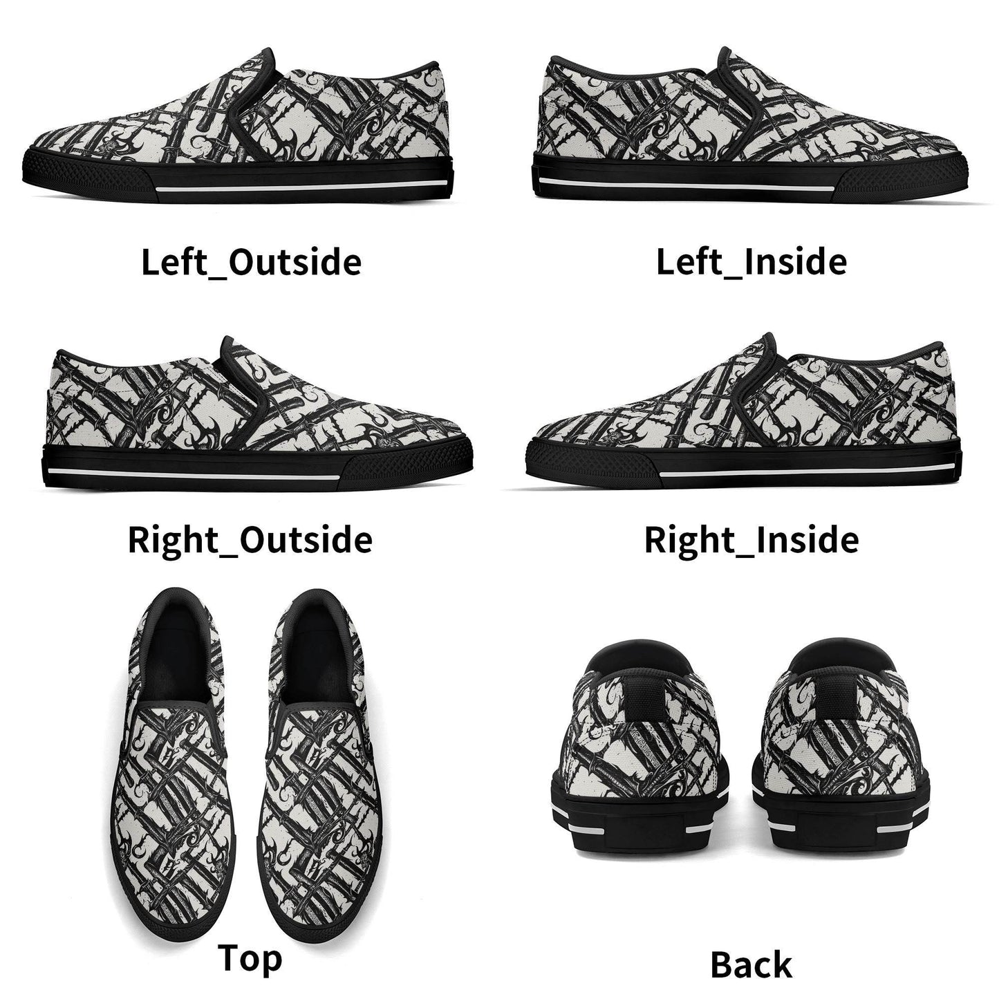 Women's Devil Veins Rubber Slip On Shoes - DeRose Seasonal