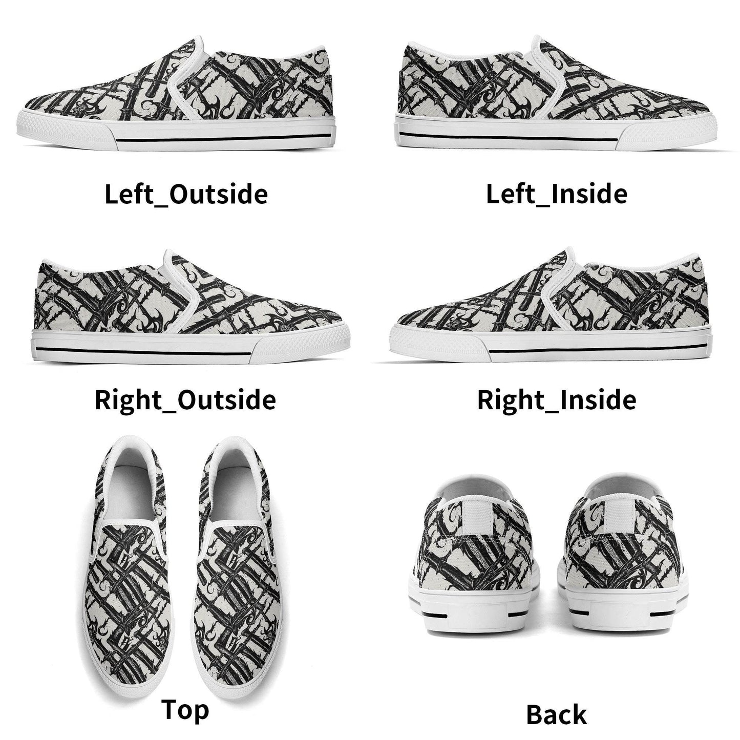 Women's Devil Veins Rubber Slip On Shoes - DeRose Seasonal