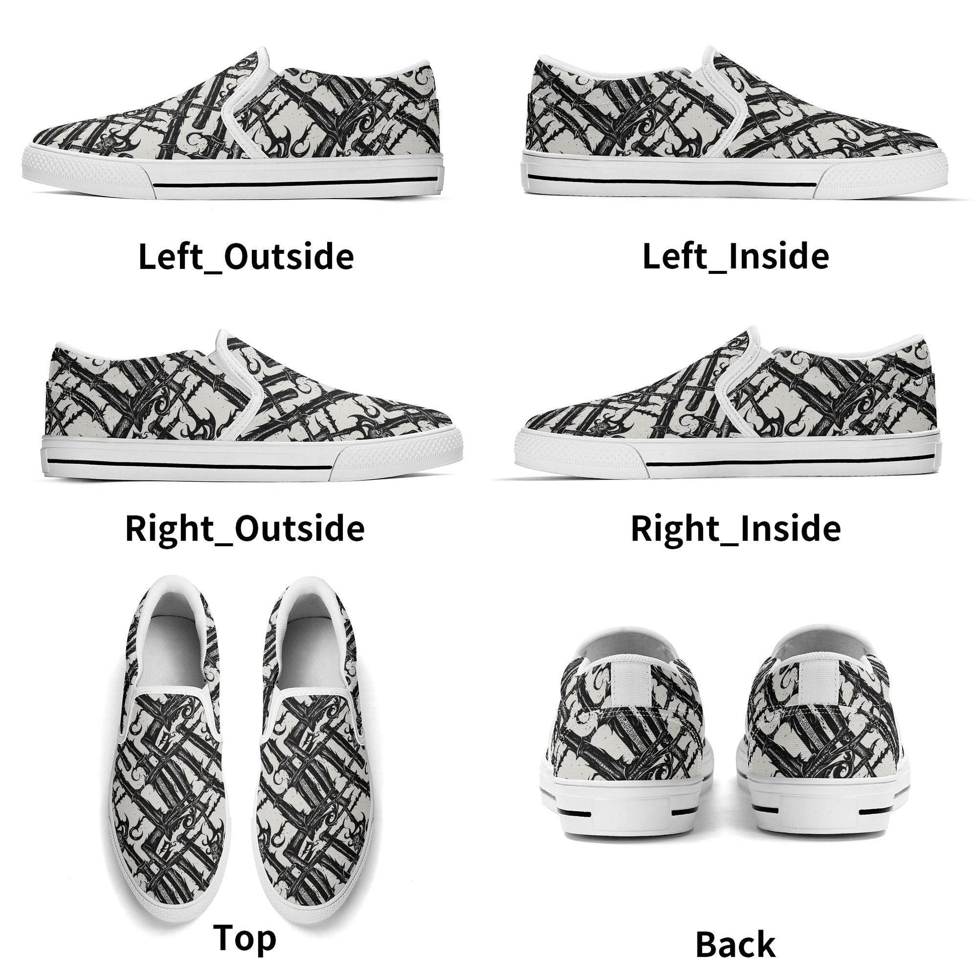 Women's Devil Veins Rubber Slip On Shoes - DeRose Seasonal