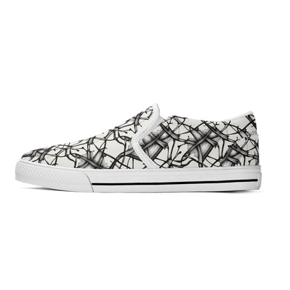 Women's Floral Ink Rubber Slip On Shoes - DeRose Seasonal