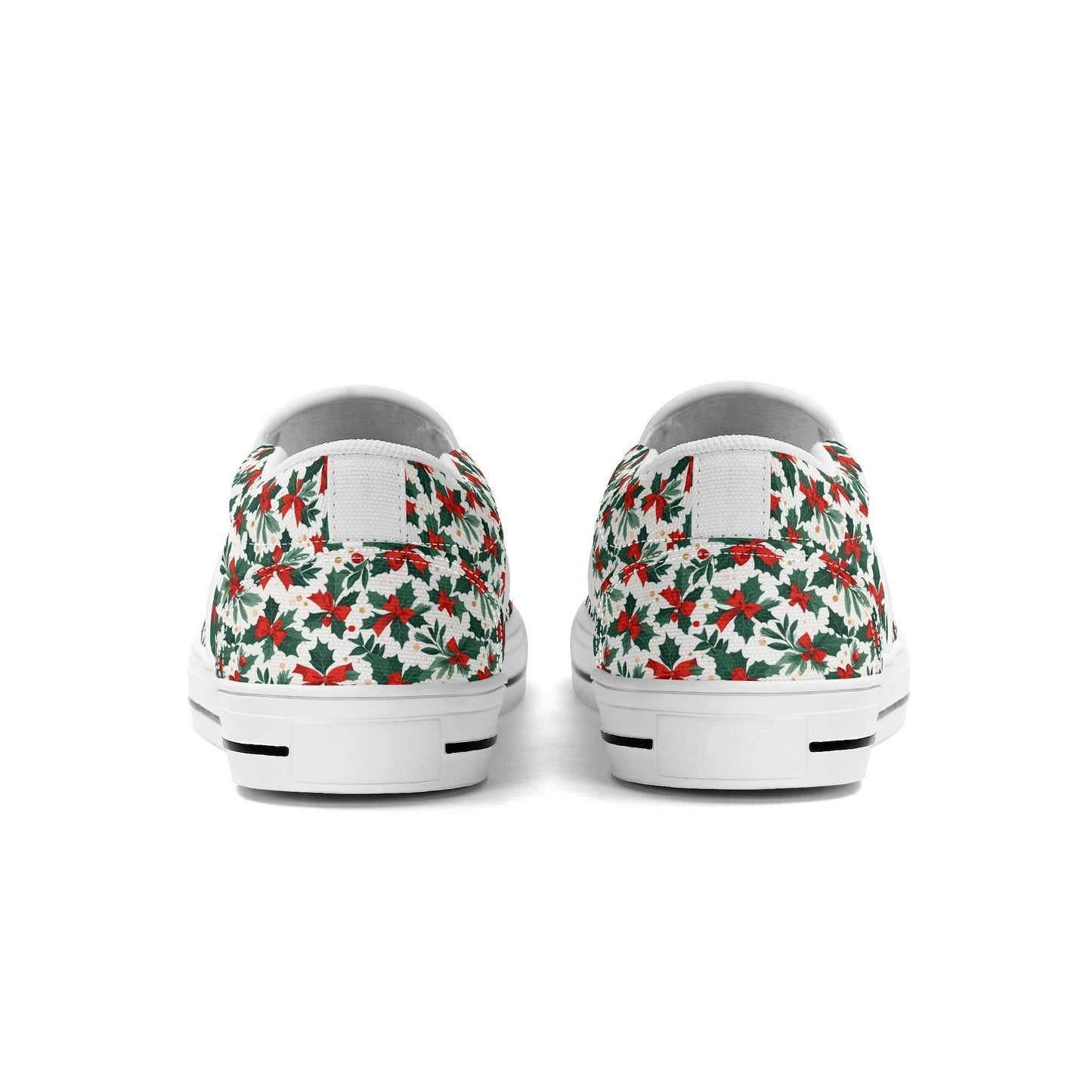 Women's Holly Bow Rubber Slip On Shoes - DeRose Seasonal