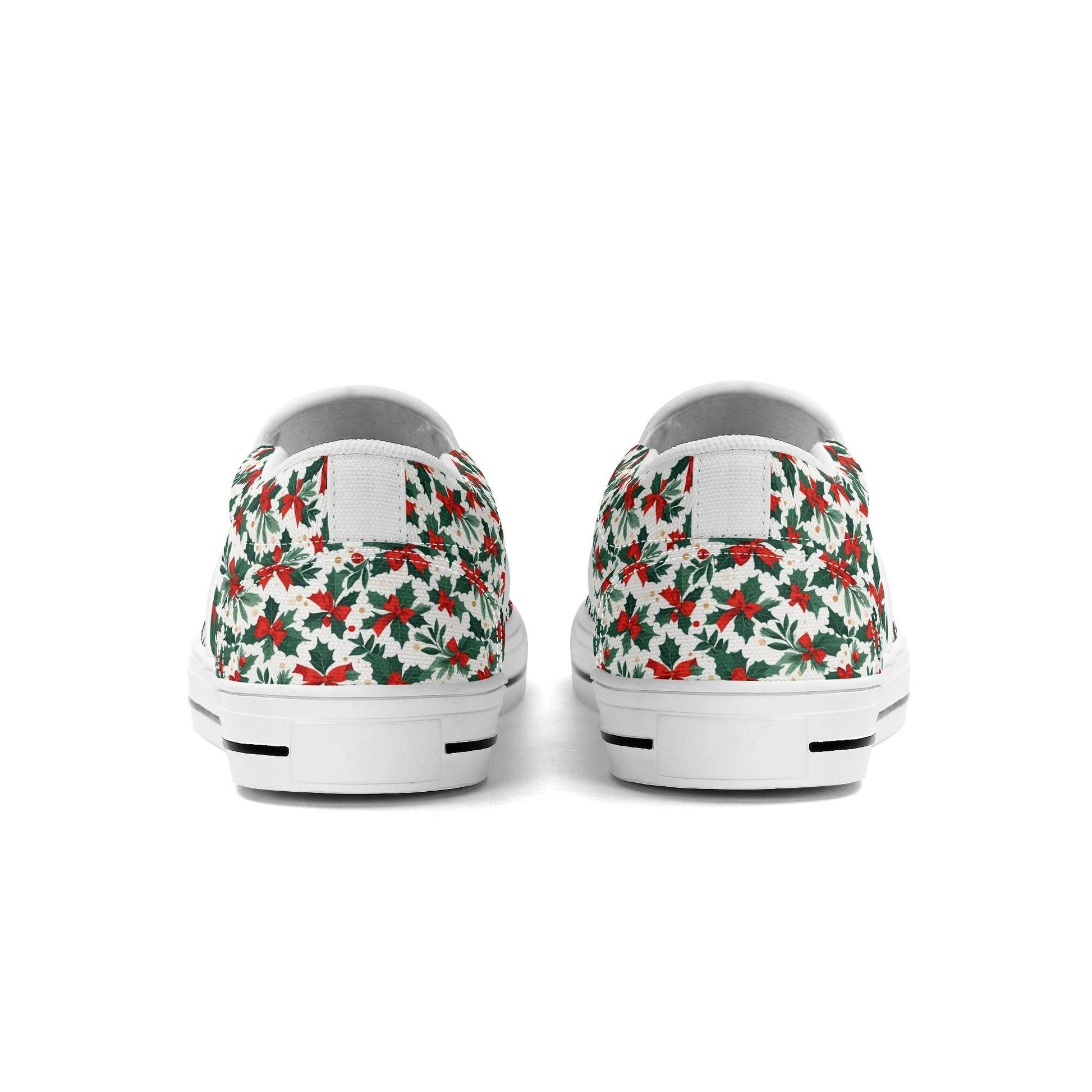 Women's Holly Bow Rubber Slip On Shoes - DeRose Seasonal