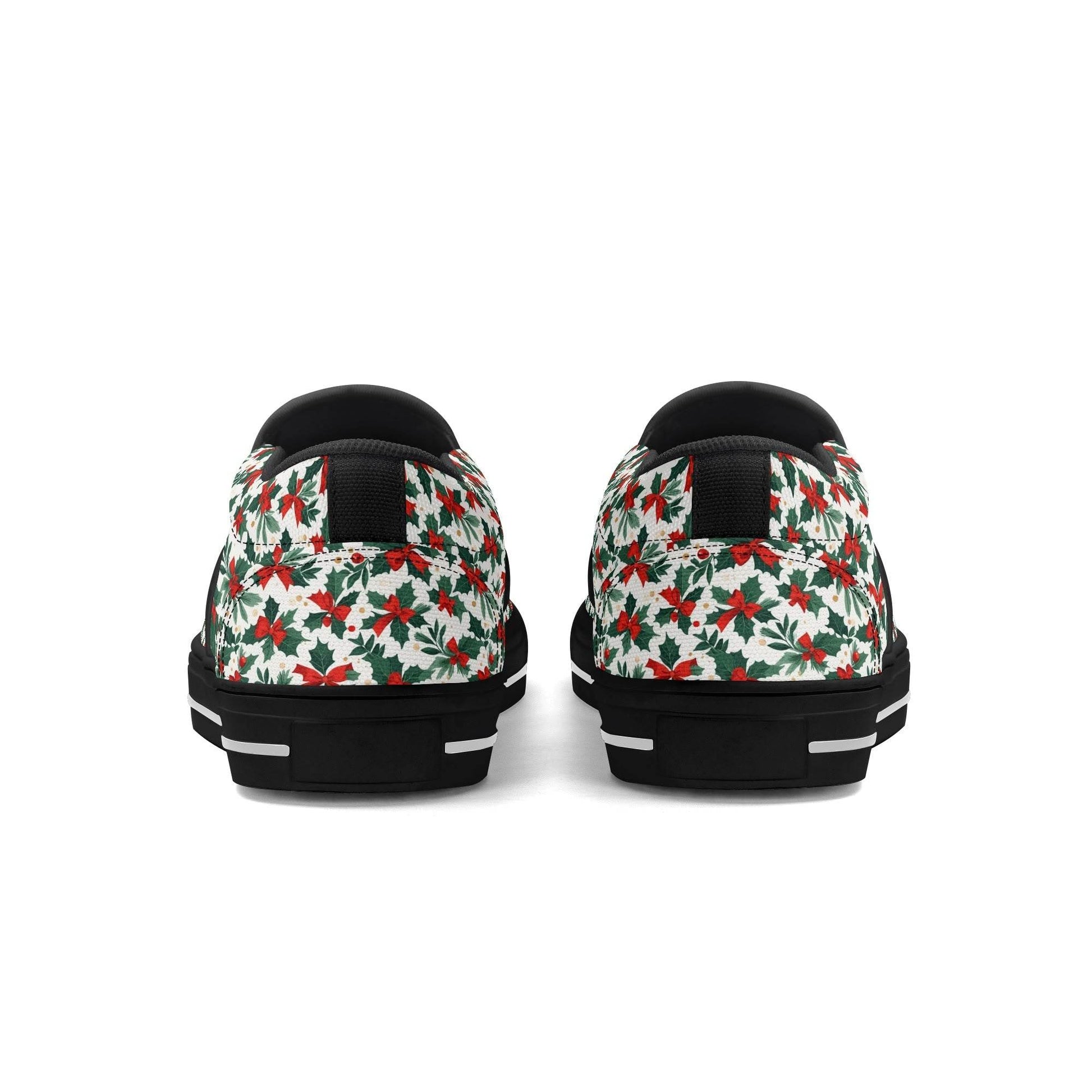 Women's Holly Bow Rubber Slip On Shoes - DeRose Seasonal