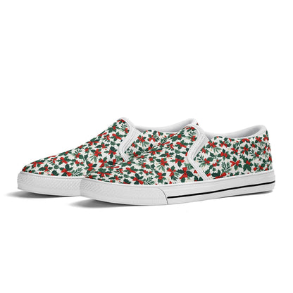 Women's Holly Bow Rubber Slip On Shoes - DeRose Seasonal