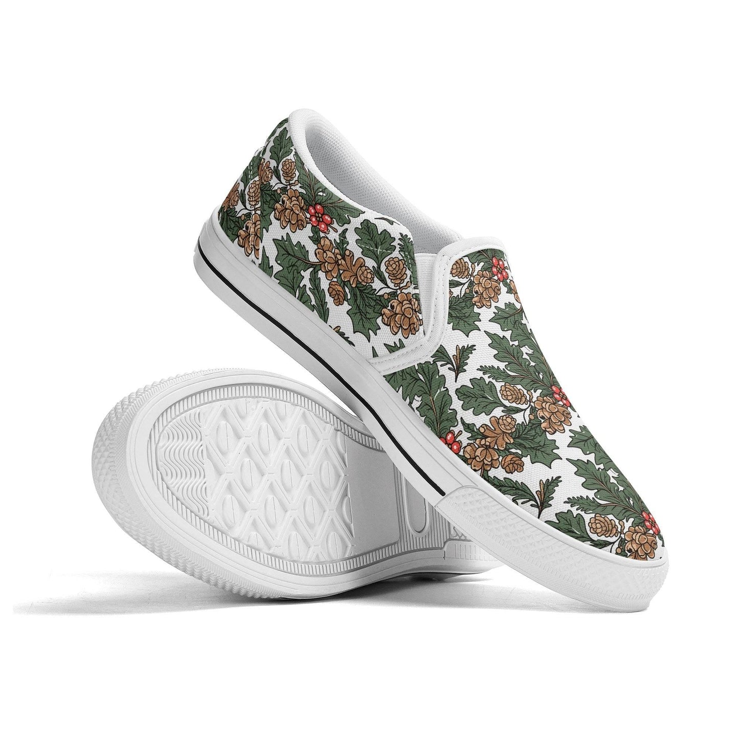 Women's Holly Pine Rubber Slip On Shoes - DeRose Seasonal