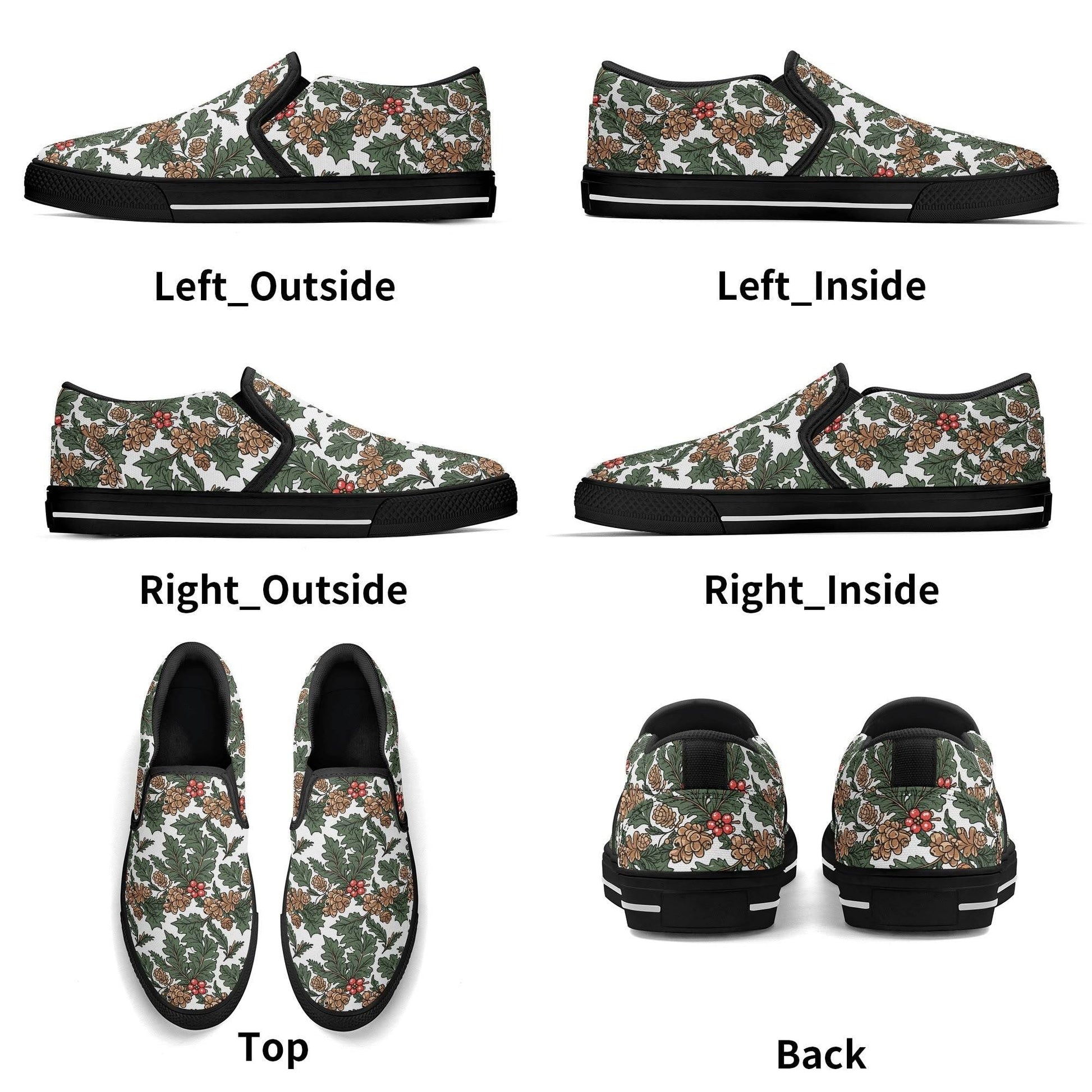 Women's Holly Pine Rubber Slip On Shoes - DeRose Seasonal