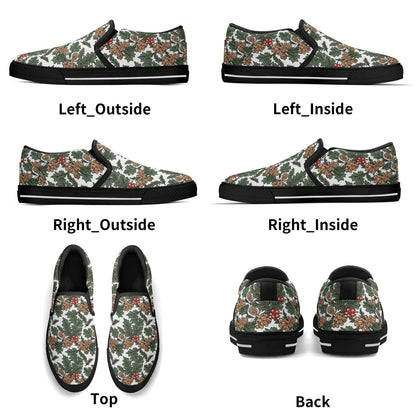 Women's Holly Pine Rubber Slip On Shoes - DeRose Seasonal