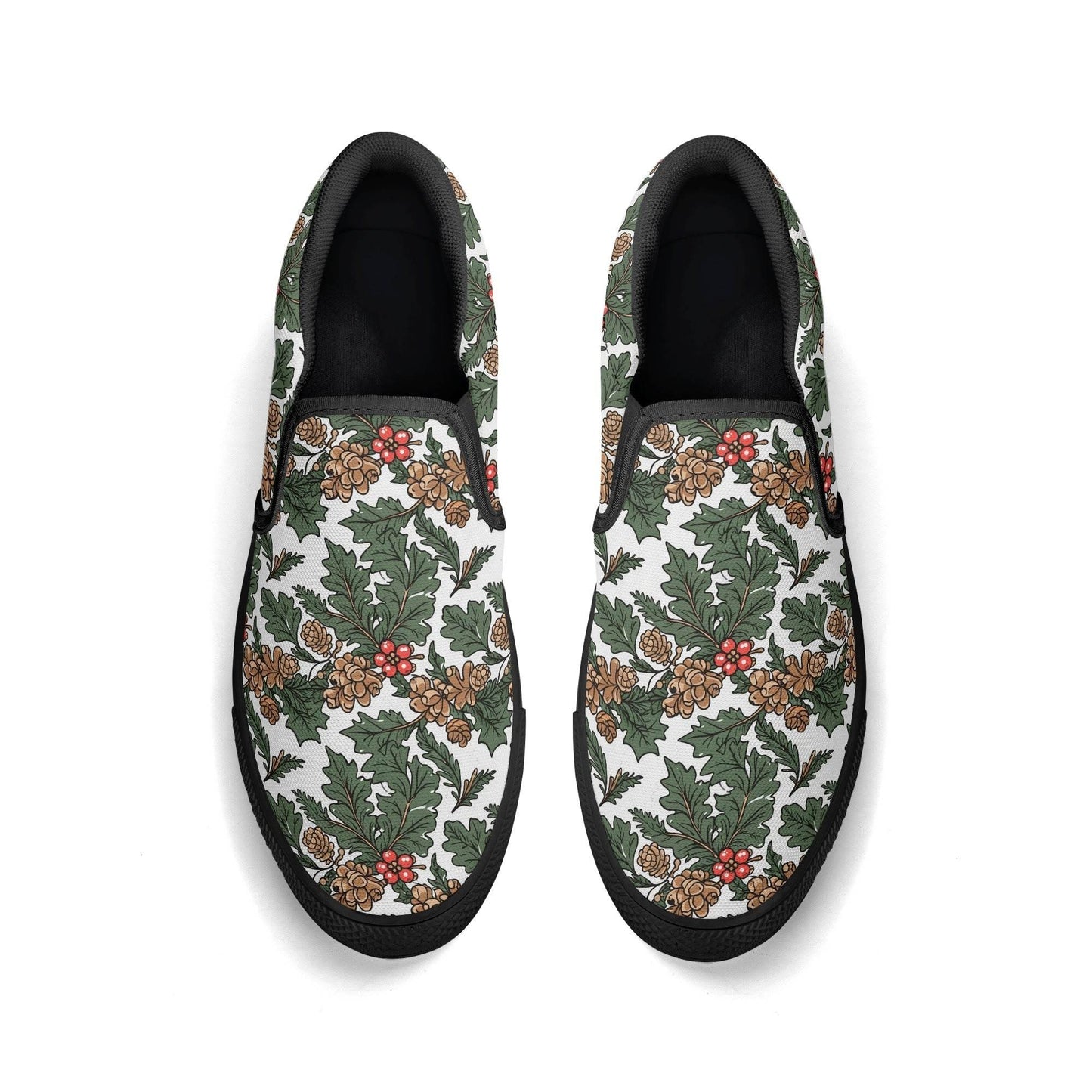 Women's Holly Pine Rubber Slip On Shoes - DeRose Seasonal