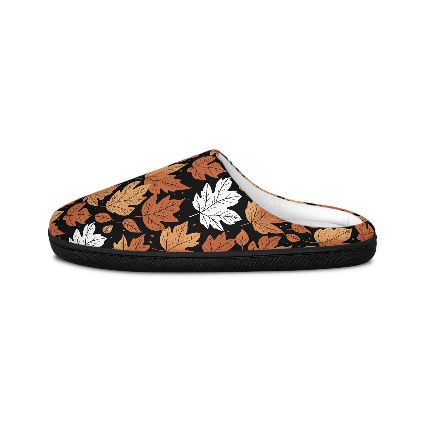Women's Indoor Maple Leaves Fall Time Slippers - DeRose Seasonal