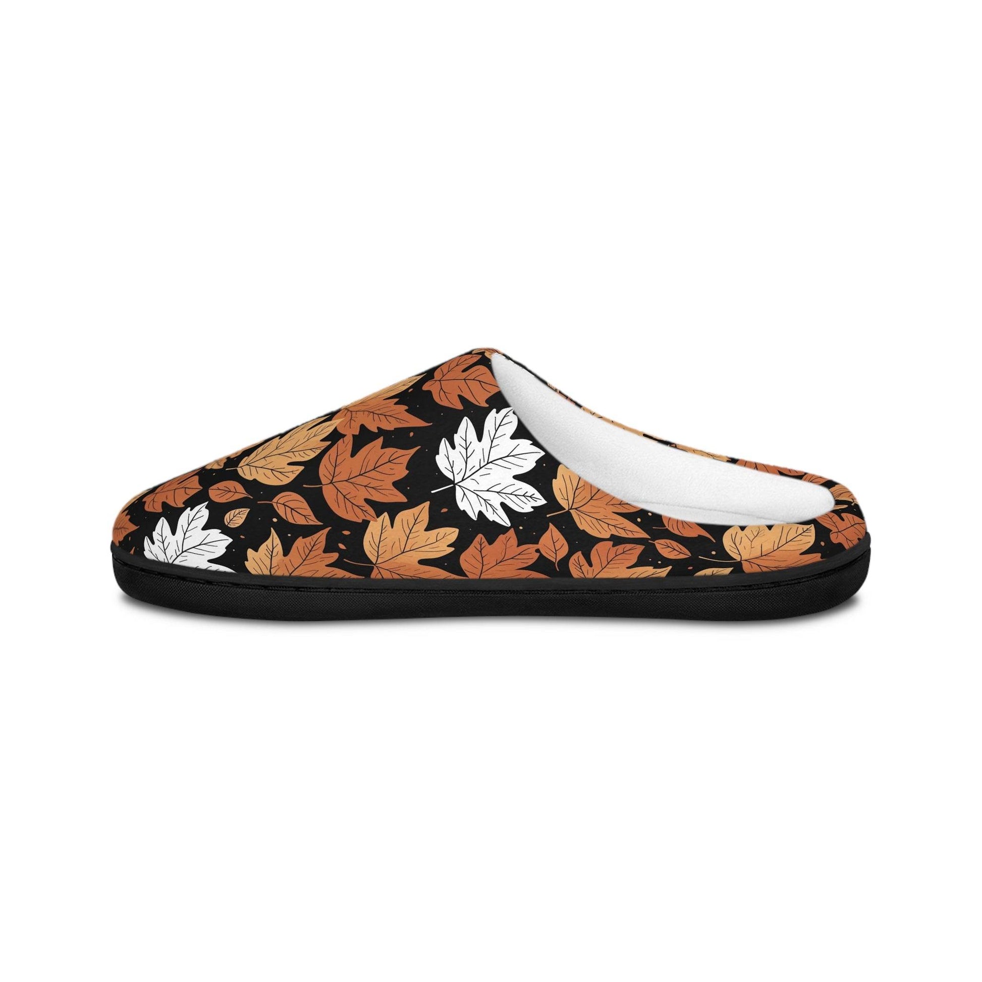 Women's Indoor Maple Leaves Fall Time Slippers - DeRose Seasonal