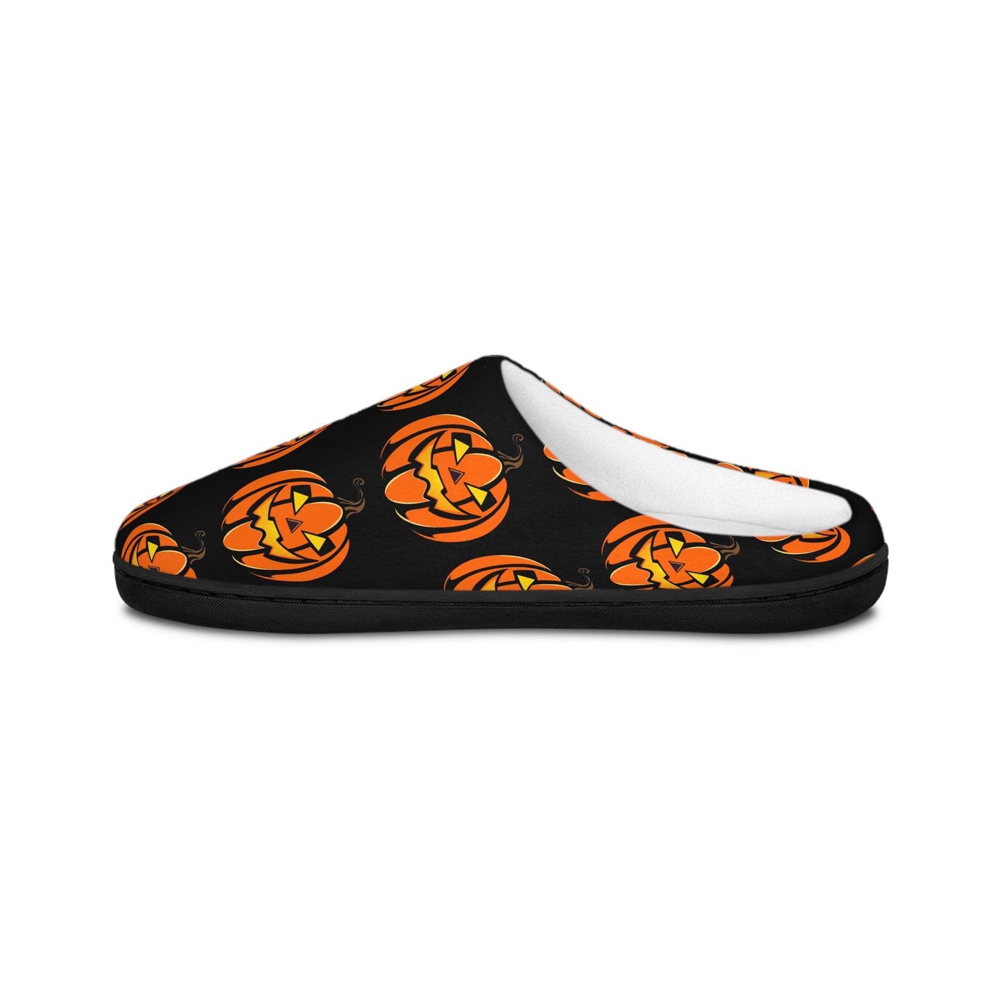 Women's Indoor Halloween Jack-O-Lantern Slippers - DeRose Seasonal