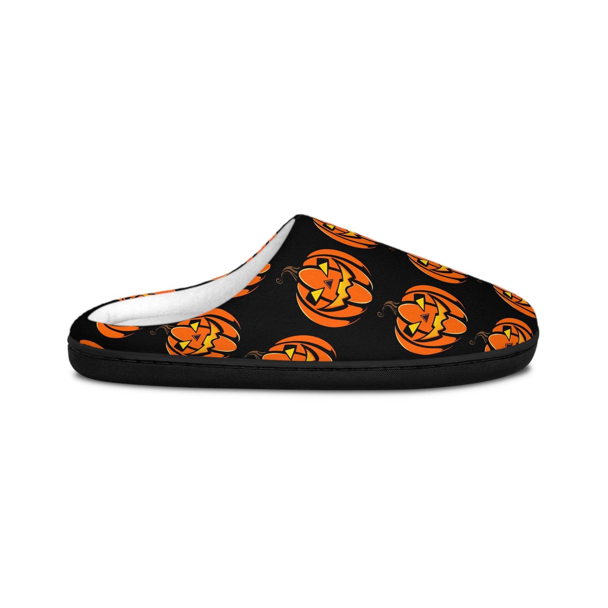Women's Indoor Halloween Jack-O-Lantern Slippers - DeRose Seasonal
