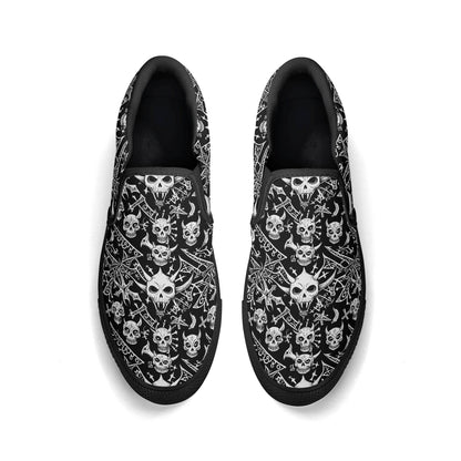 Women's Little Devils Rubber Slip On Shoes - DeRose Seasonal