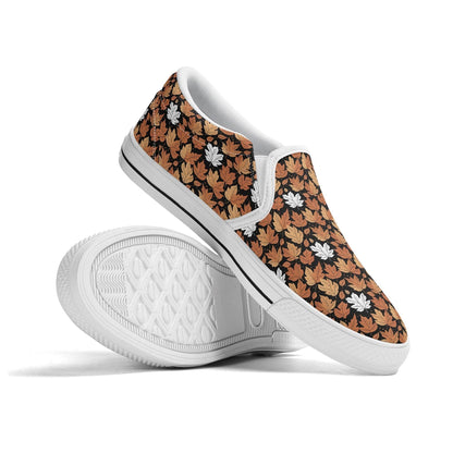 Women's Maple Leaves Rubber Slip On Shoes - DeRose Seasonal