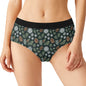 Women's Mid Waisted Snowflake PIne Briefs - DeRose Seasonal