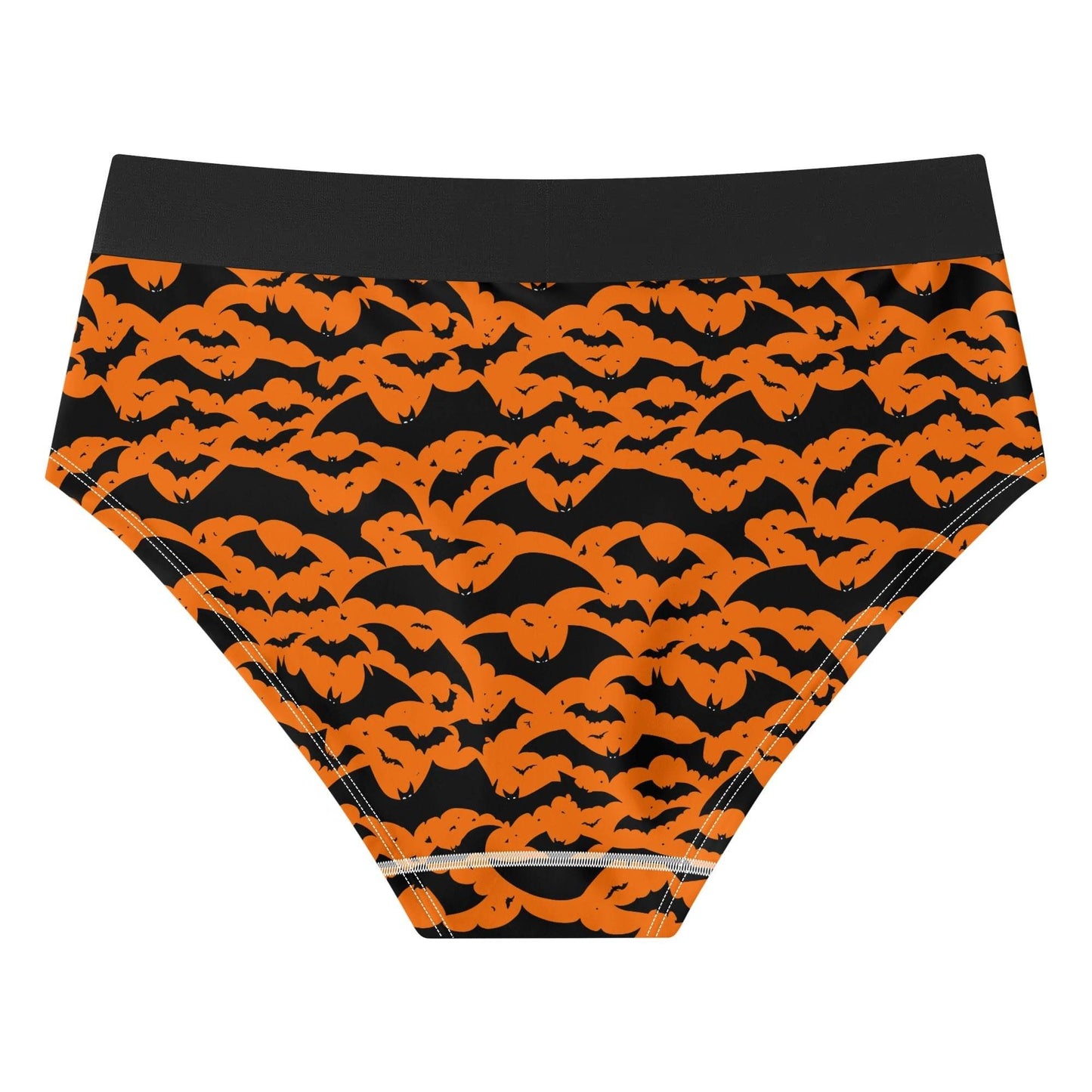 Women's Mid Waisted Halloween Bats Briefs - DeRose Seasonal