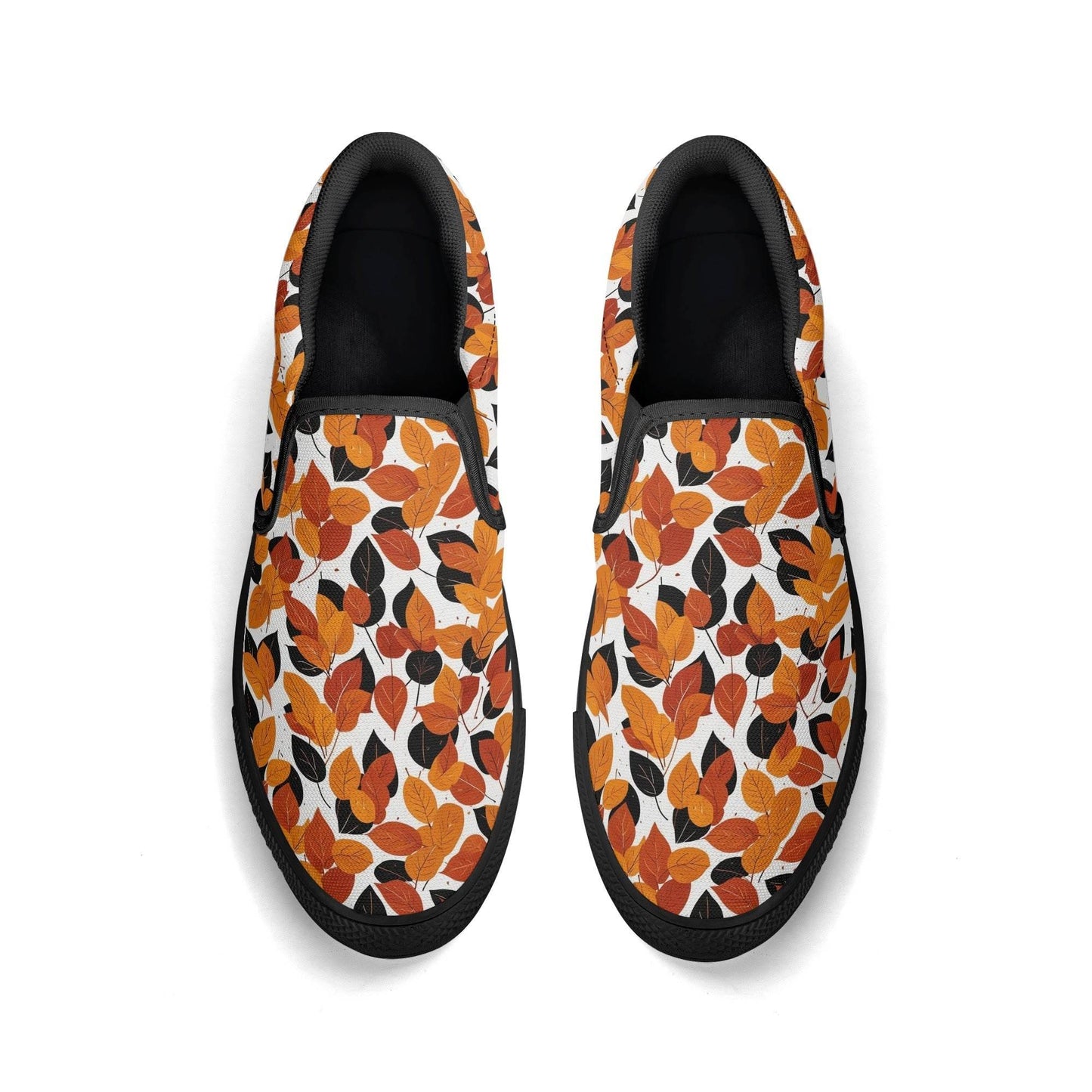 Women's Red Autumn Rubber Slip On Shoes - DeRose Seasonal