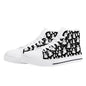 Women's Rubber High Spooky Ghost Canvas Shoes - DeRose Seasonal