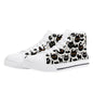 Women's Rubber High Top Crazy Cat Lady Canvas Shoes - DeRose Seasonal