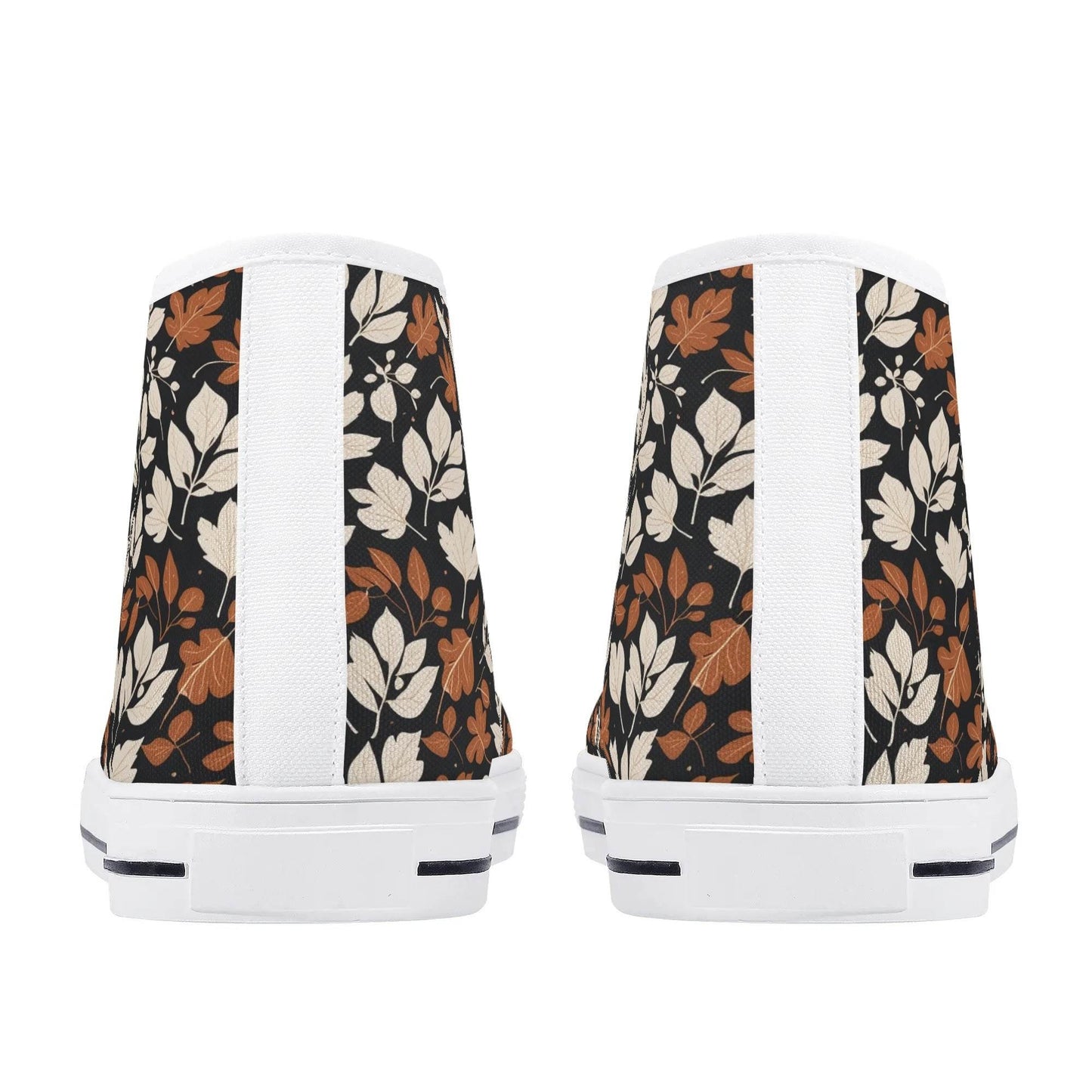 Women's Rubber High Top Dark Autumn Canvas Shoes - DeRose Seasonal