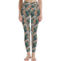 Pastel Floral Women's Polyester Yoga pants Leggings - DeRose Seasonal
