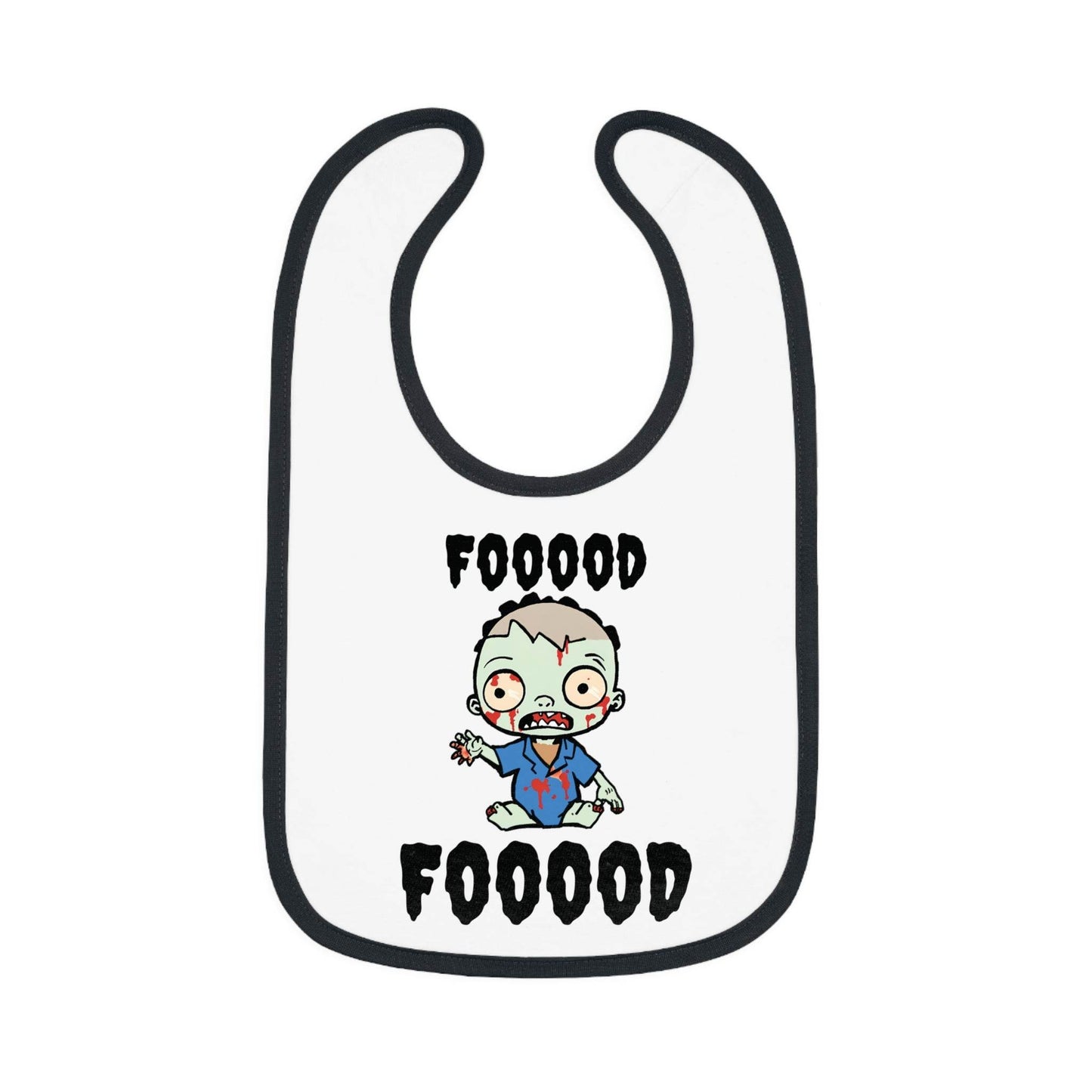 Zombie Baby Cotton Velcro Halloween Bib - DeRose Seasonal