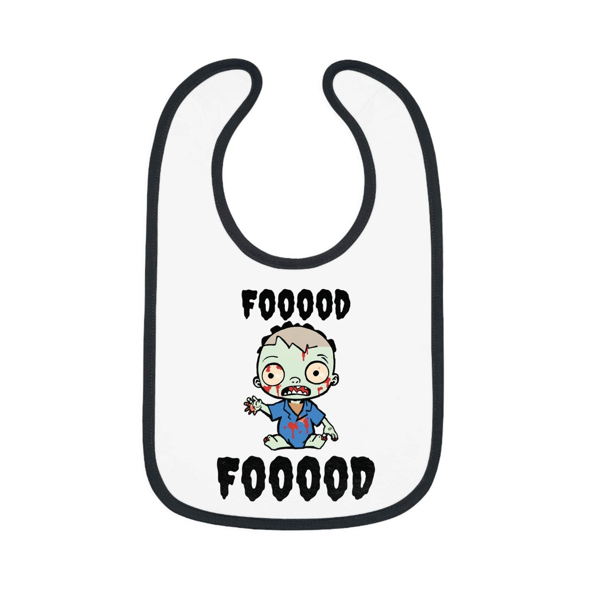 Zombie Baby Cotton Velcro Halloween Bib - DeRose Seasonal