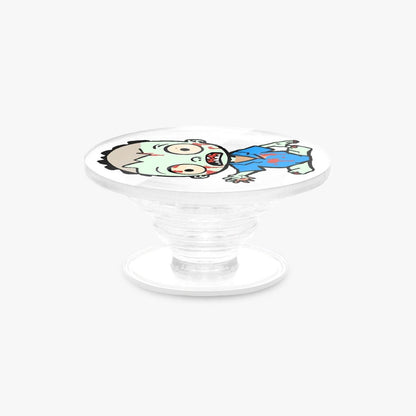 Zombie Baby Greeting Blue - Acrylic Phone Airbag Holder - Circle - pop socket - DeRose Seasonal