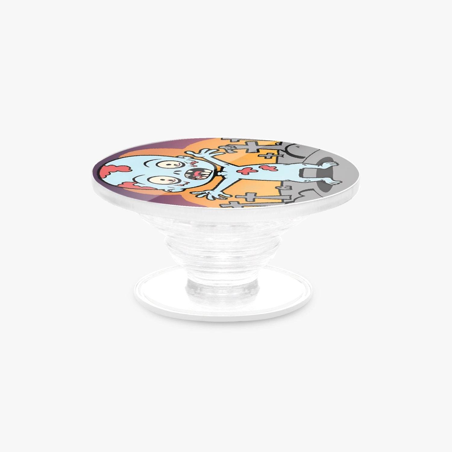 Zombie baby Acrylic Phone Airbag Holder - Circle - pop socket - DeRose Seasonal