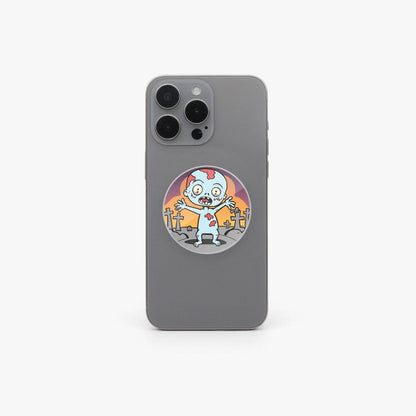 Zombie baby Acrylic Phone Airbag Holder - Circle - pop socket - DeRose Seasonal
