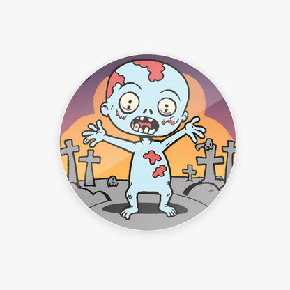 Zombie baby Acrylic Phone Airbag Holder - Circle - pop socket - DeRose Seasonal