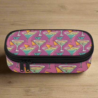 Artini Martini 3-Layer Pencil and Cosmetic Case - DeRose Seasonal