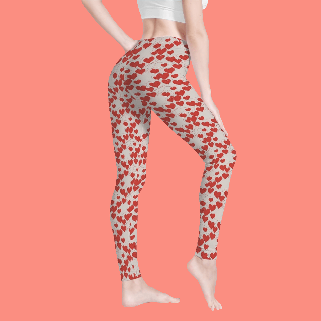 Tiny Hearts Women's Yoga Pants - DeRose Seasonal