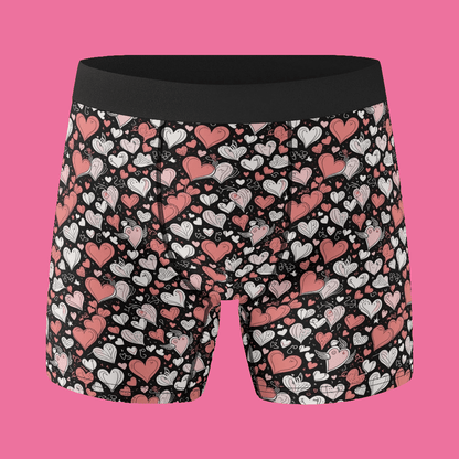 Colorful Hearts Men's Classic Stretch Trunks & Underwear - DeRose Seasonal