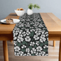 White Clover Polyester Table Runner - DeRose Seasonal