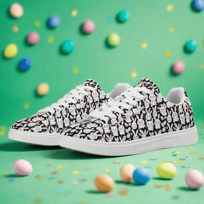 Cute Bunny Adult Lightweight Brand Low Top Leather Shoes - DeRose Seasonal