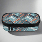 Abstract Breeze 3-Layer Pencil and Cosmetic Case - DeRose Seasonal
