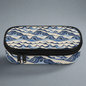 Abstract Waves 3-Layer Pencil and Cosmetic Case - DeRose Seasonal
