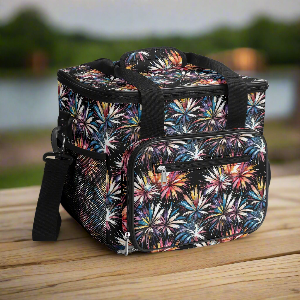 Freedom Fireworks Insulated Leakproof Cooler Bag Lunch Box