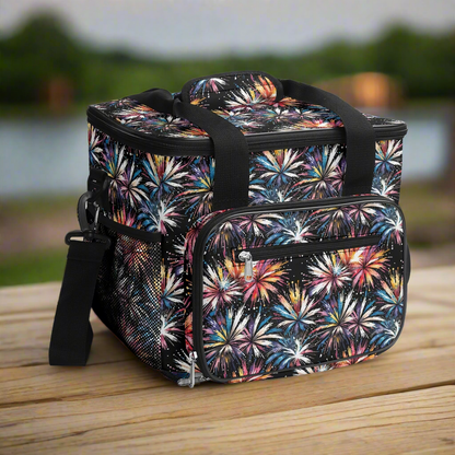 Freedom Fireworks Insulated Leakproof Cooler Bag Lunch Box