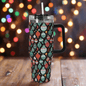 Big Ornament 40oz Stainless Steel Tumbler Gift With Black Handle and Straw - DeRose Seasonal