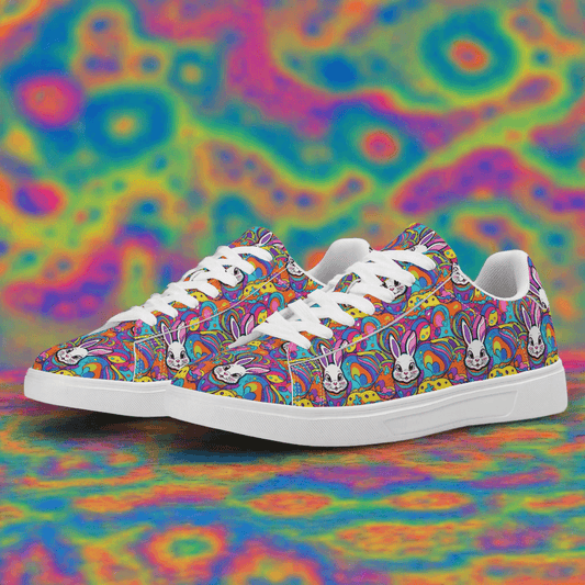 Trippy Bunny Lightweight Brand Low Top Leather Shoes - DeRose Seasonal