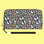 Bunny Eggs Leather Women's Zipper Wristlet Wallet - DeRose Seasonal