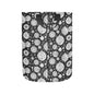 Black and White Ornament Polyester Laundry and Blanket Basket - DeRose Seasonal