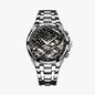 Battered American Flag Silver Watch - DeRose Seasonal