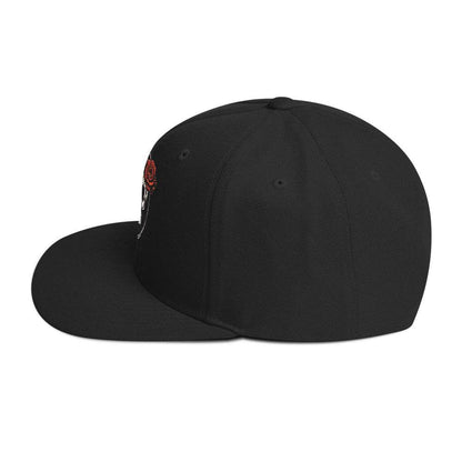 Snapback Skull and Rose Hat - DeathDrip Branding - DeRose Seasonal