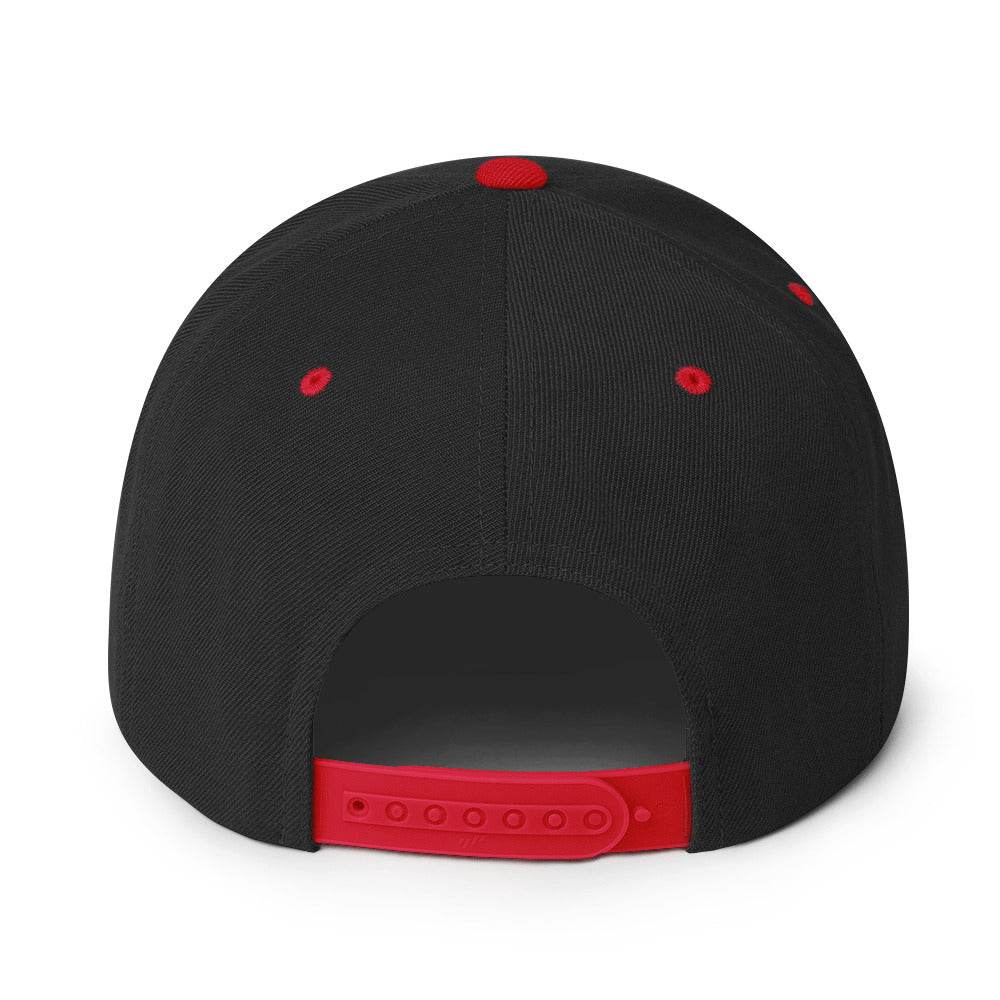 Snapback Skull and Rose Hat - DeathDrip Branding - DeRose Seasonal